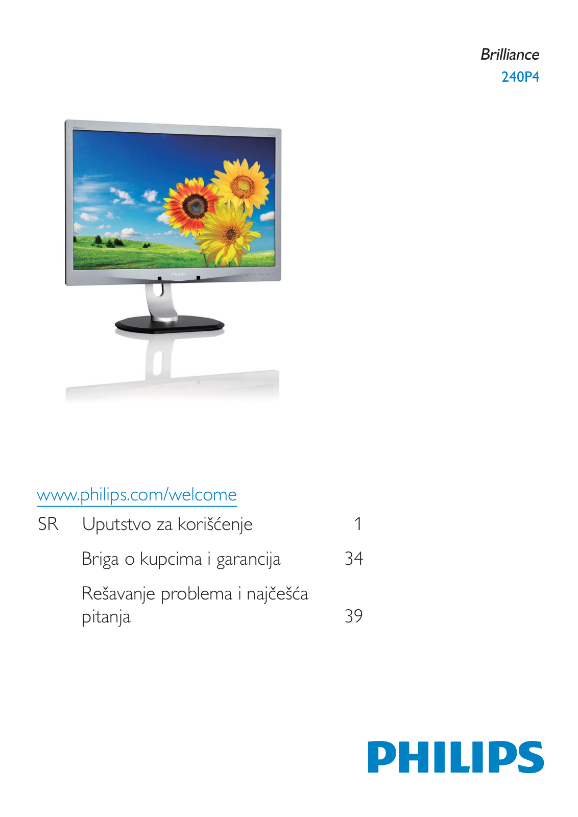 Philips 240P4Q User Manual