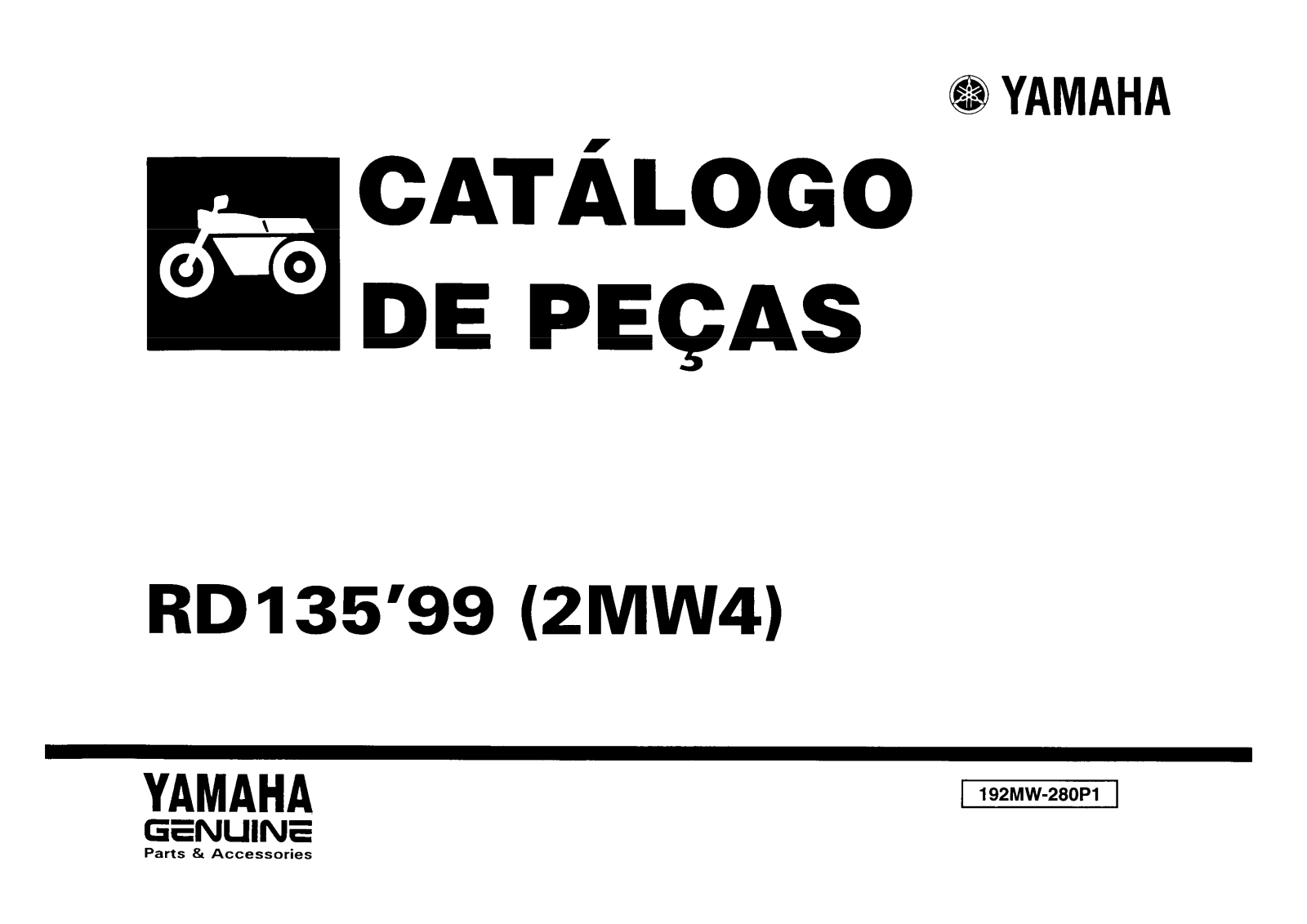 Yamaha RD 135 1999 Parts Catalog