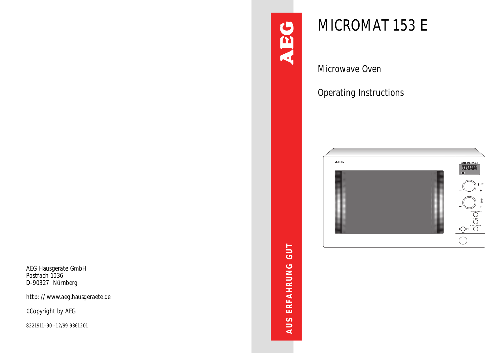 AEG MC153E User Manual