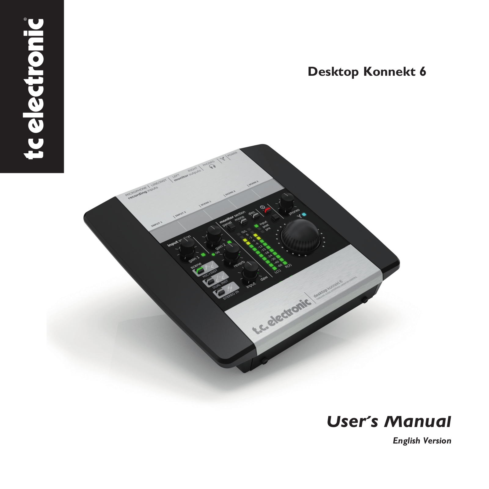 TC Electronic Desktop Konnekt 6 User Manual