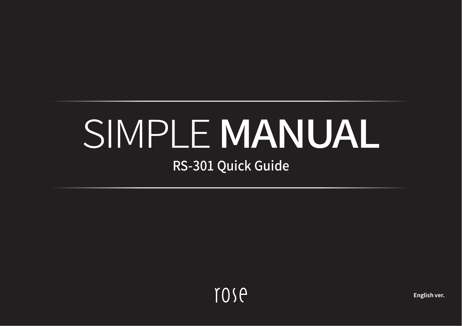 HiFi Rose RS301 User guide - ManualMachine.com