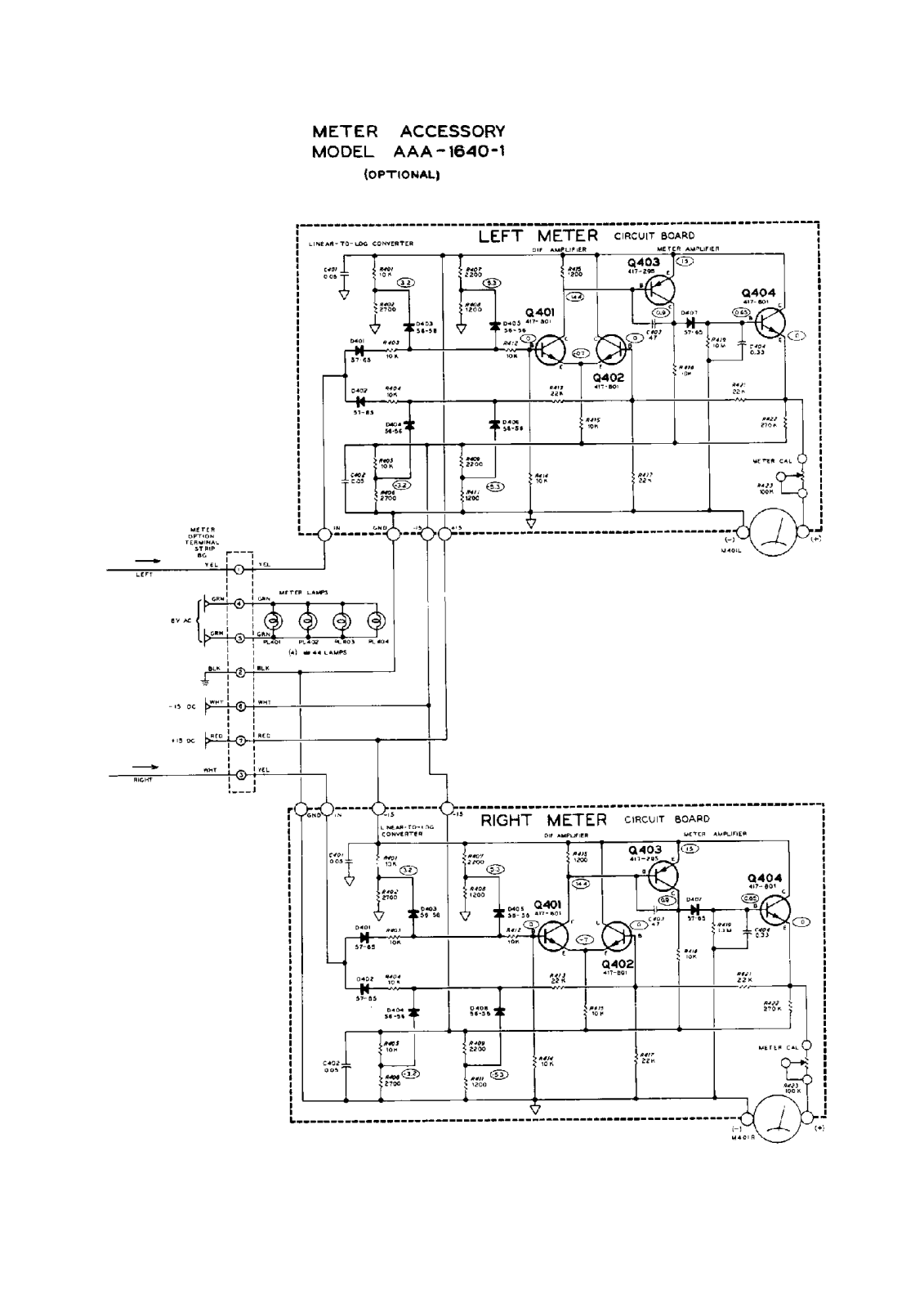 Heath Company AA-1640 Schematic