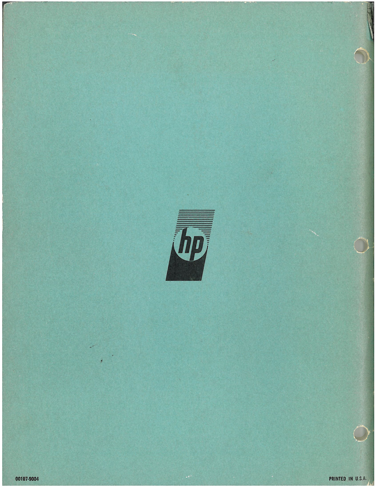 HP 107BR, 107AR Service manual
