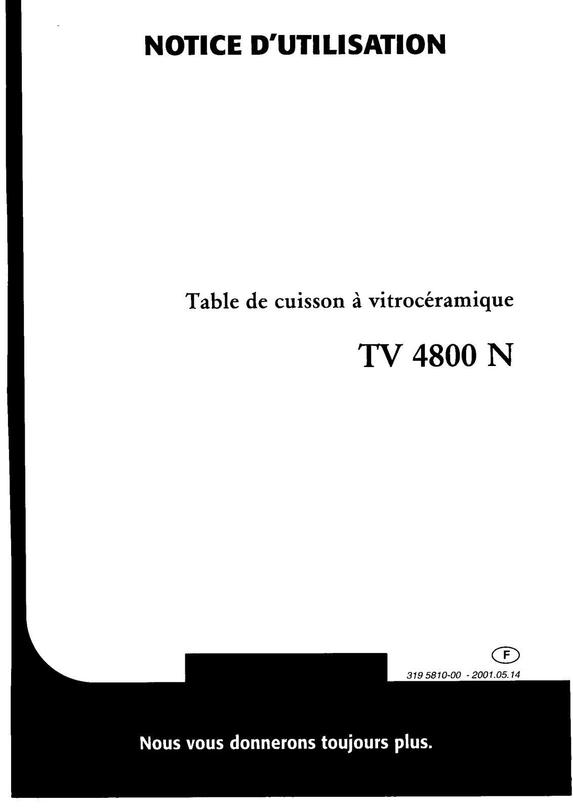 Arthur martin TV4800N User Manual