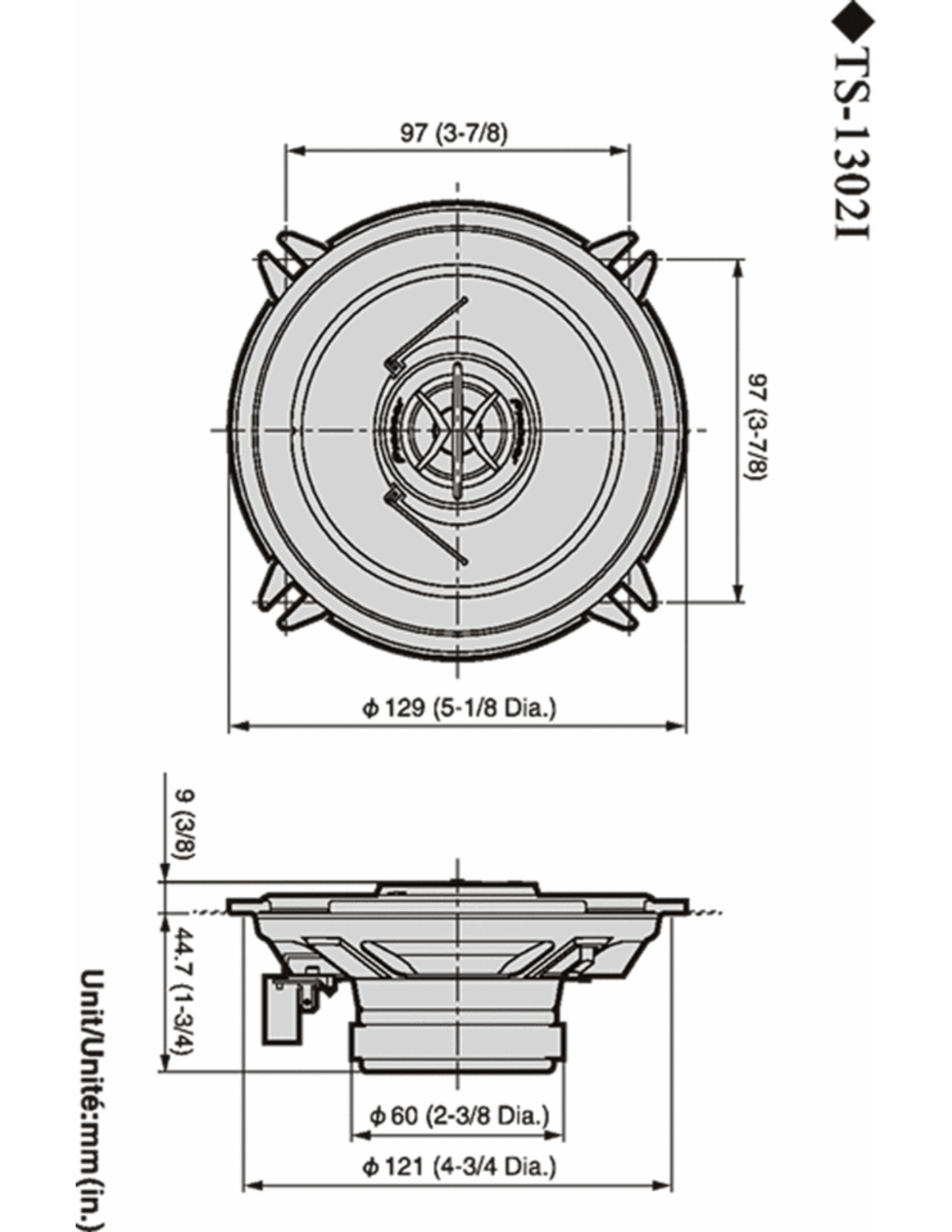 Pioneer TS-1302I User Manual