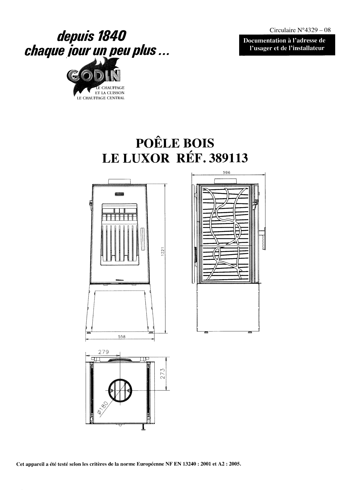 GODIN 389113 User Manual - ManualMachine.com