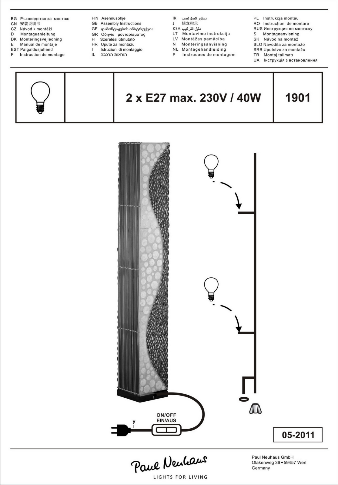 Paul Neuhaus 1901 Assembly Instructions