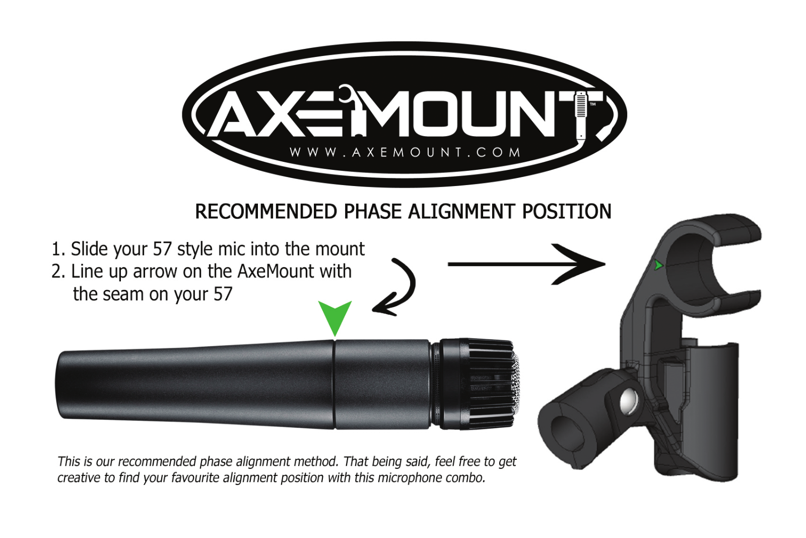 Royer Labs SM-21 AxeMount Dual Microphone Clip Royer Labs SM-21 AxeMount Instructions