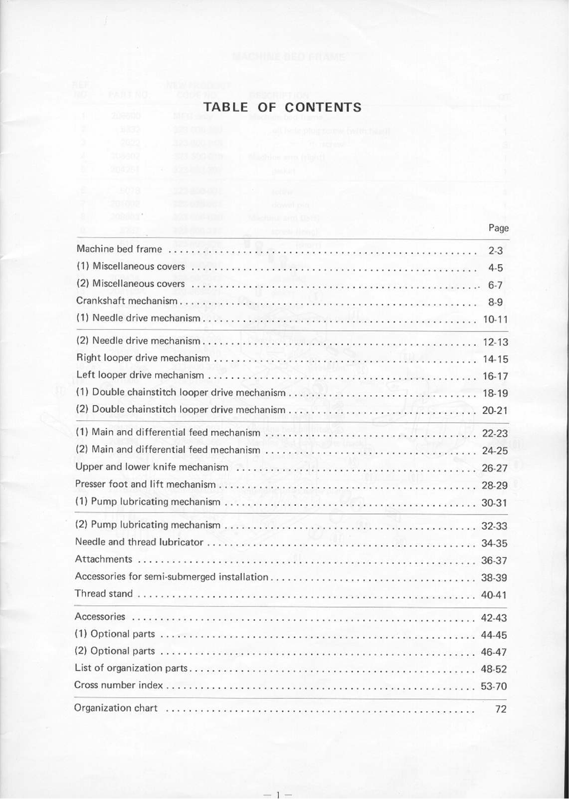 Pegasus W&G515-4 Parts List