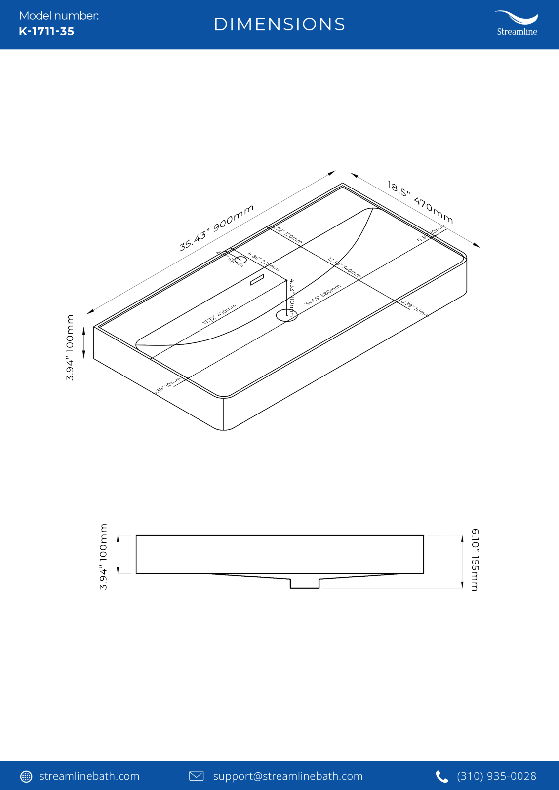 Streamline Bath SLBH7642 Specifications - ManualMachine.com