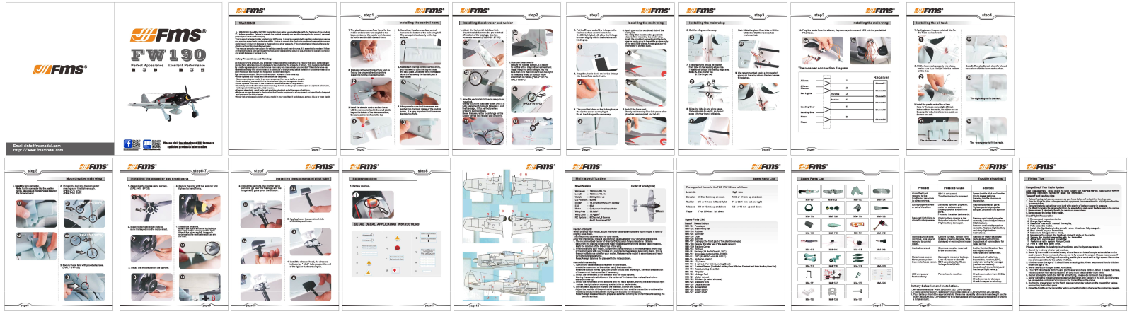 fms Focke Wulf FW-190-Y6 User guide - ManualMachine.com