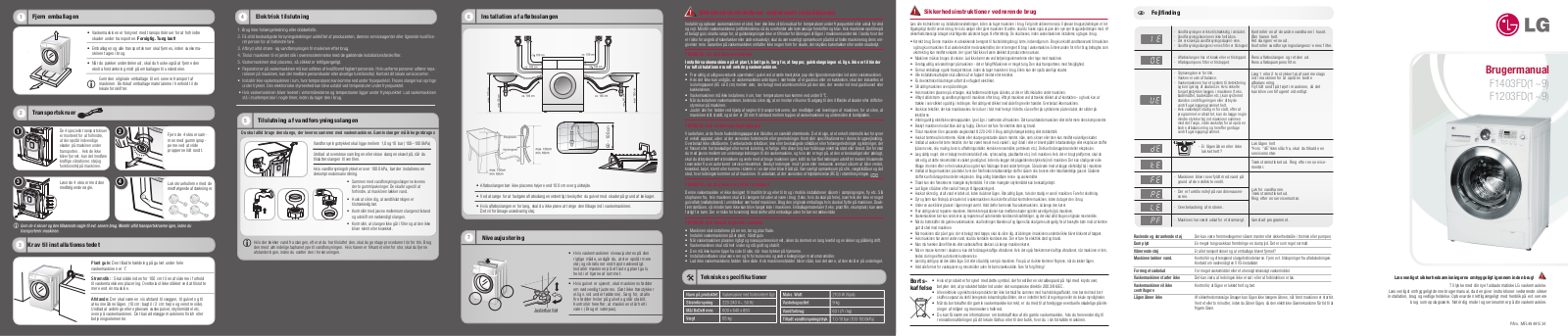 Lg F1403FD6 User Manual