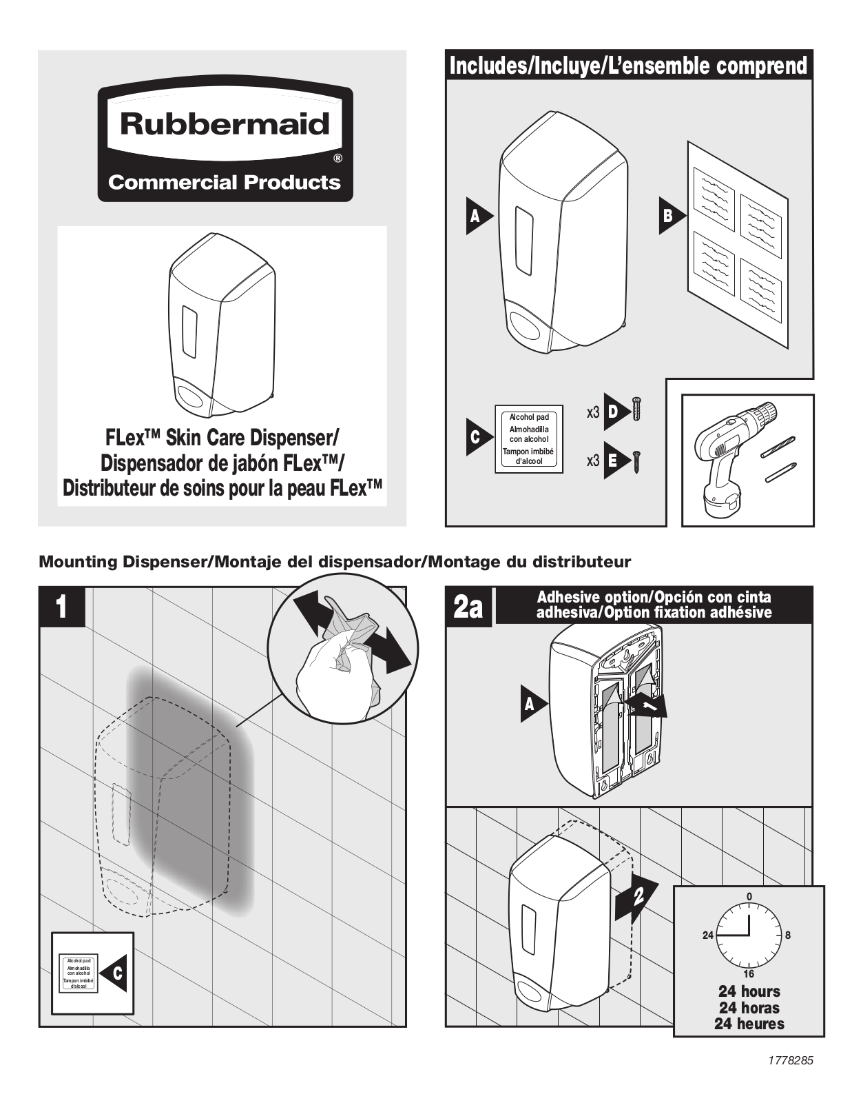 Rubbermaid 3486592 User Manual