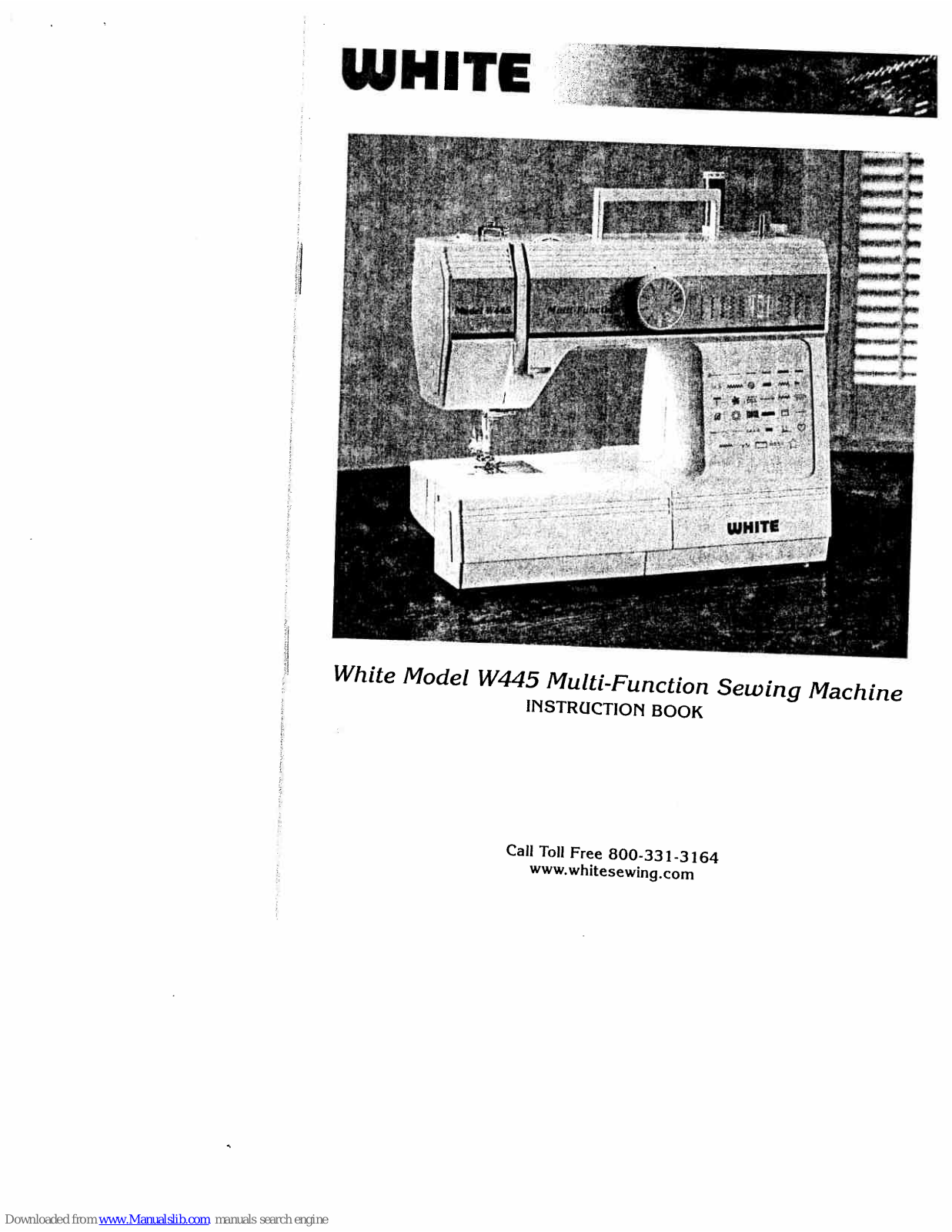 White W445 Instruction Book - ManualMachine.com