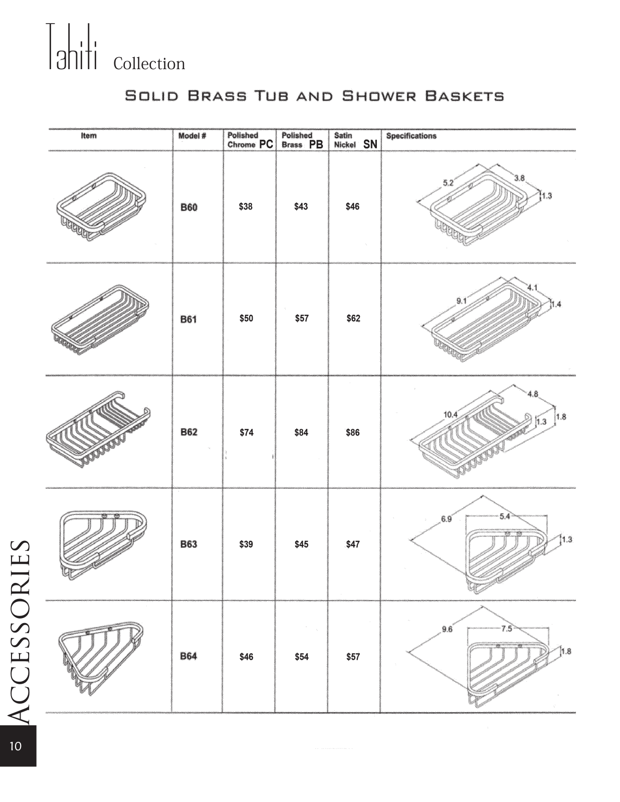 Empire Industries B60PB Specs