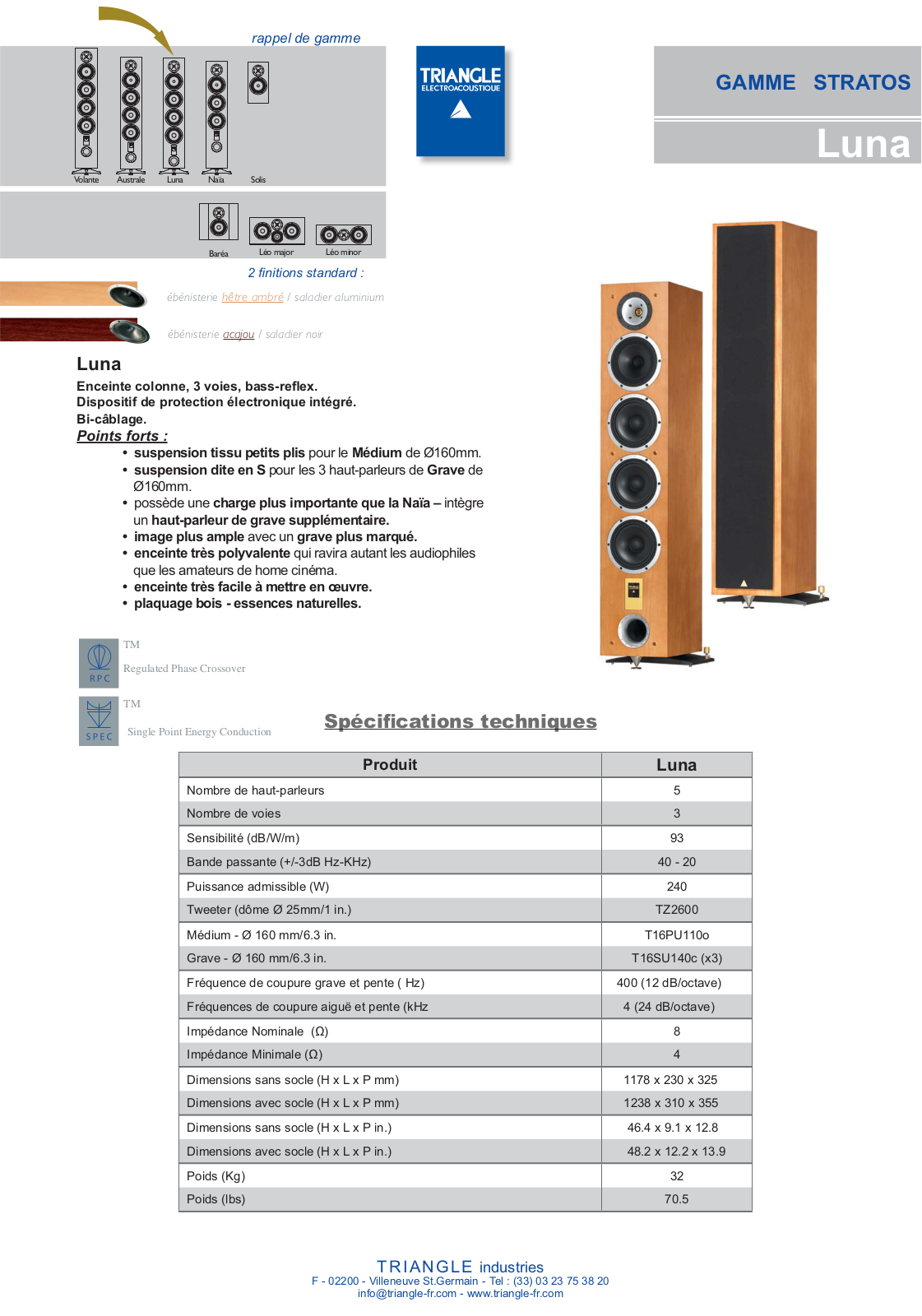 Triangle Luna Brochure