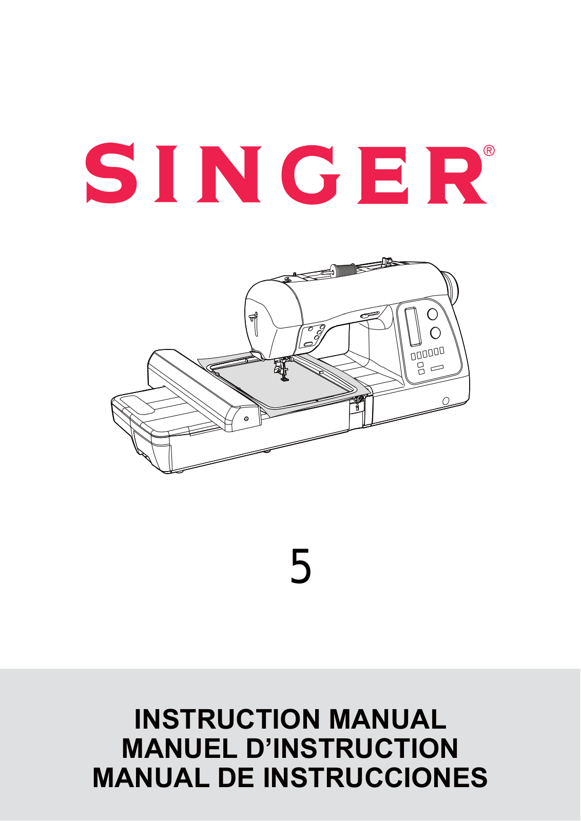 Singer 5 Instruction Manual