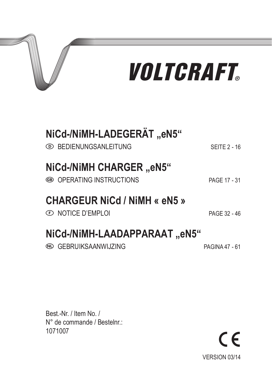 VOLTCRAFT eN5 User guide