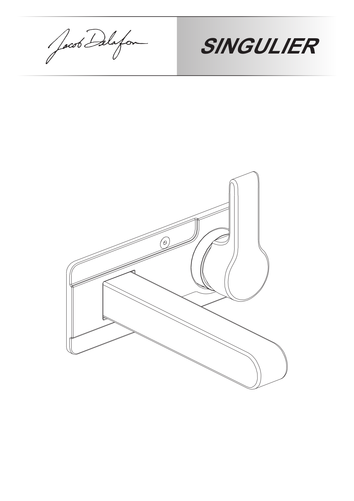 Jacob Delafon SINGULIER E10863-CP User guide