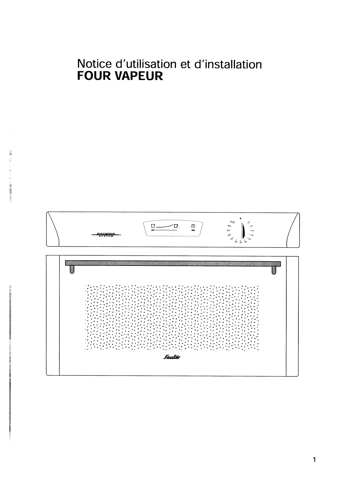 Sauter VMF10B User Manual