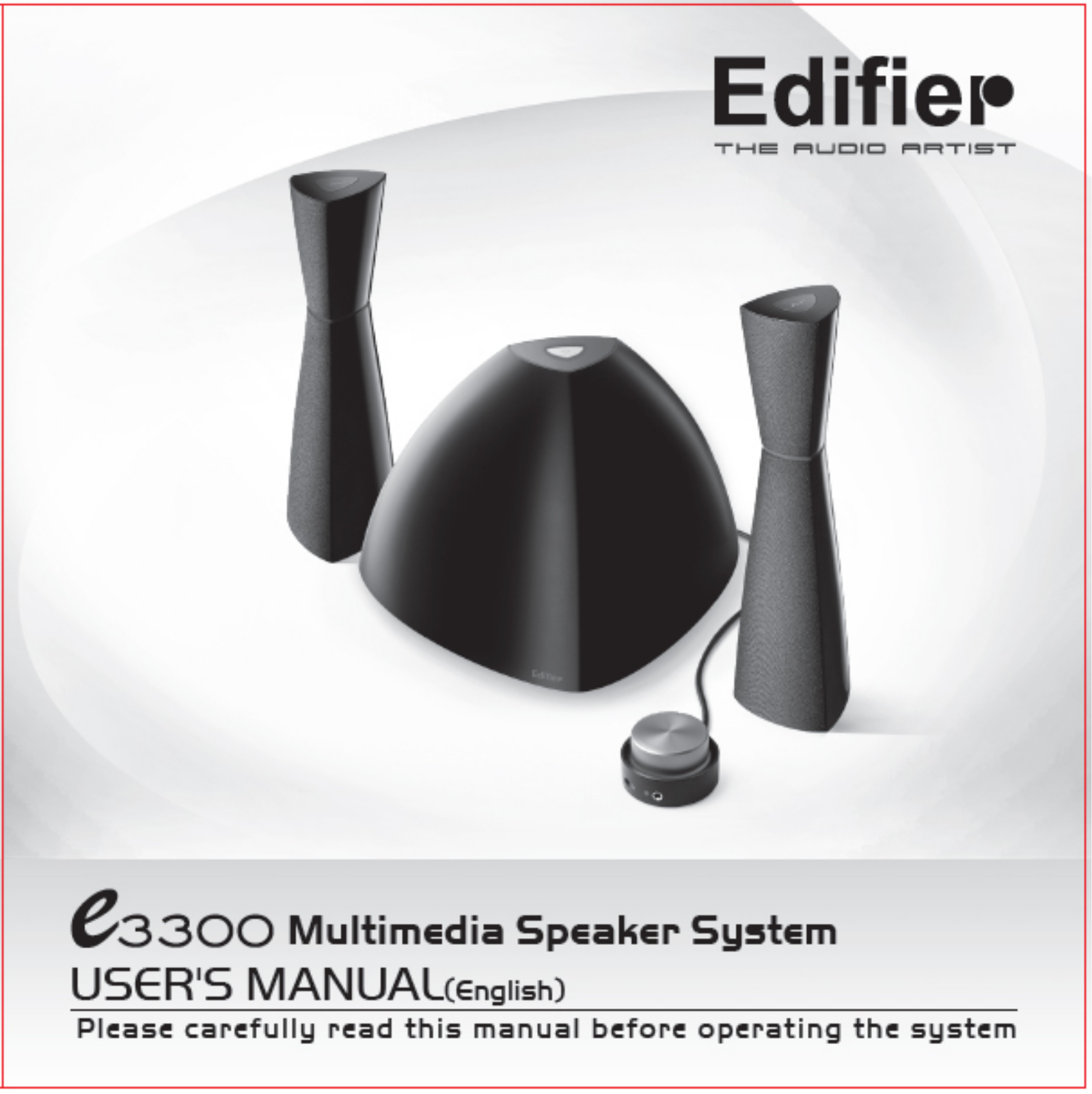 Edifier E3300 User Manual