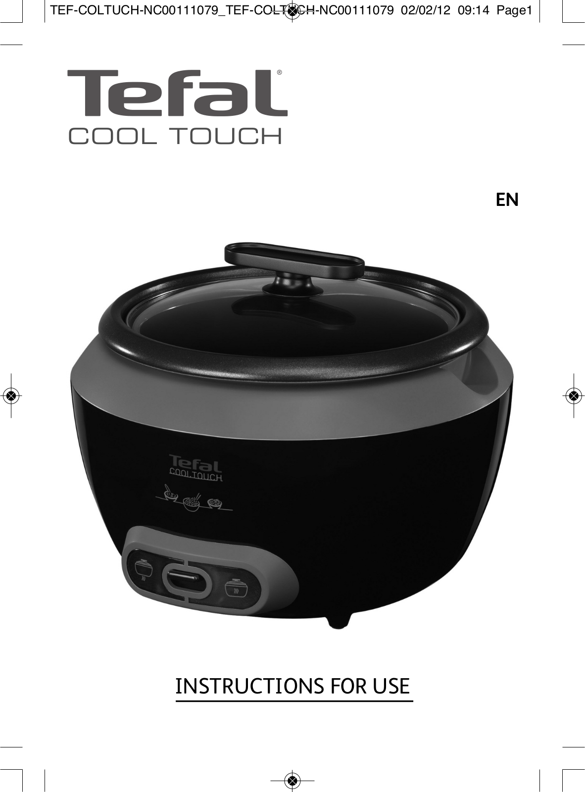 Tefal RK1568UK User Manual