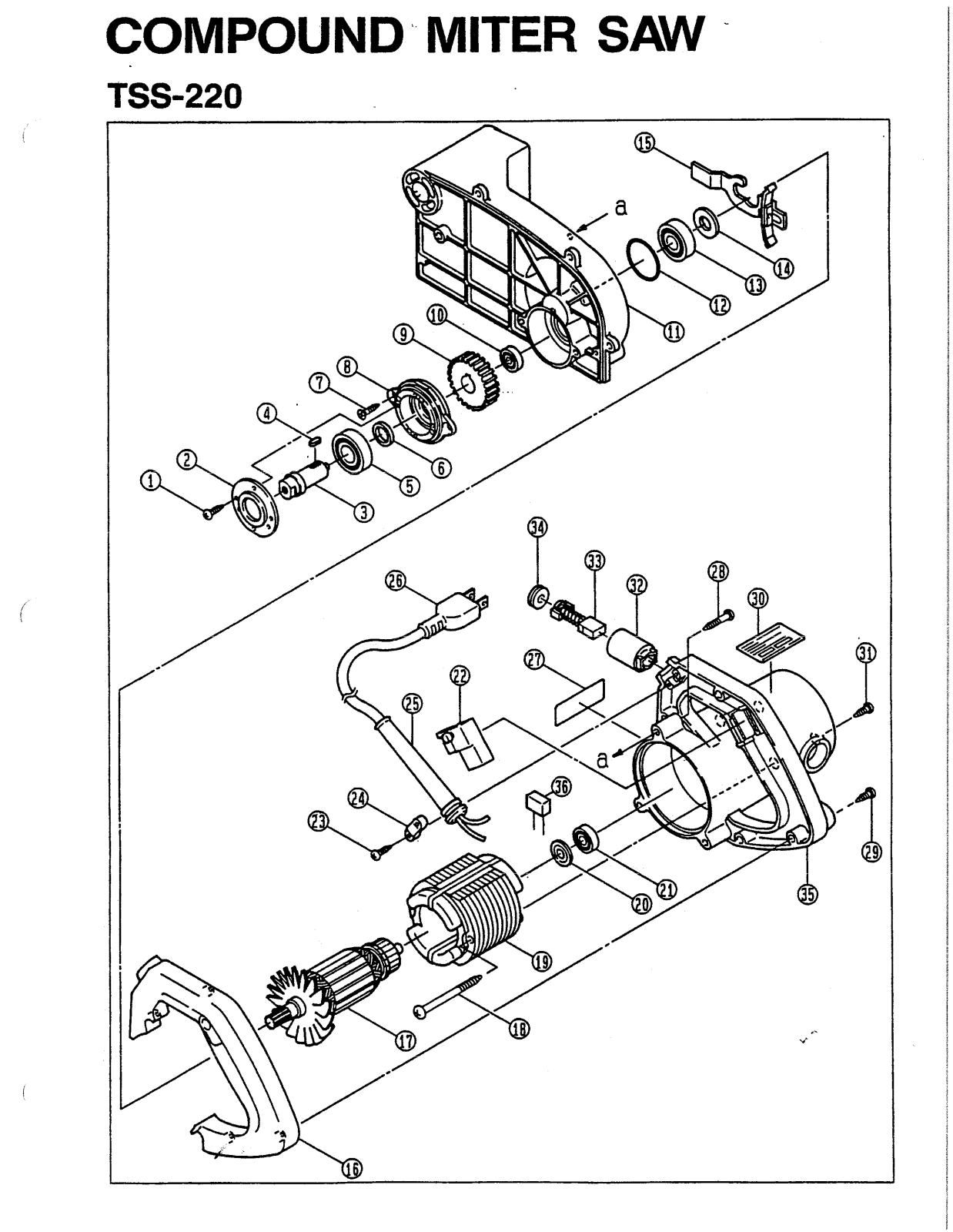 Ryobi TSS220 User Manual