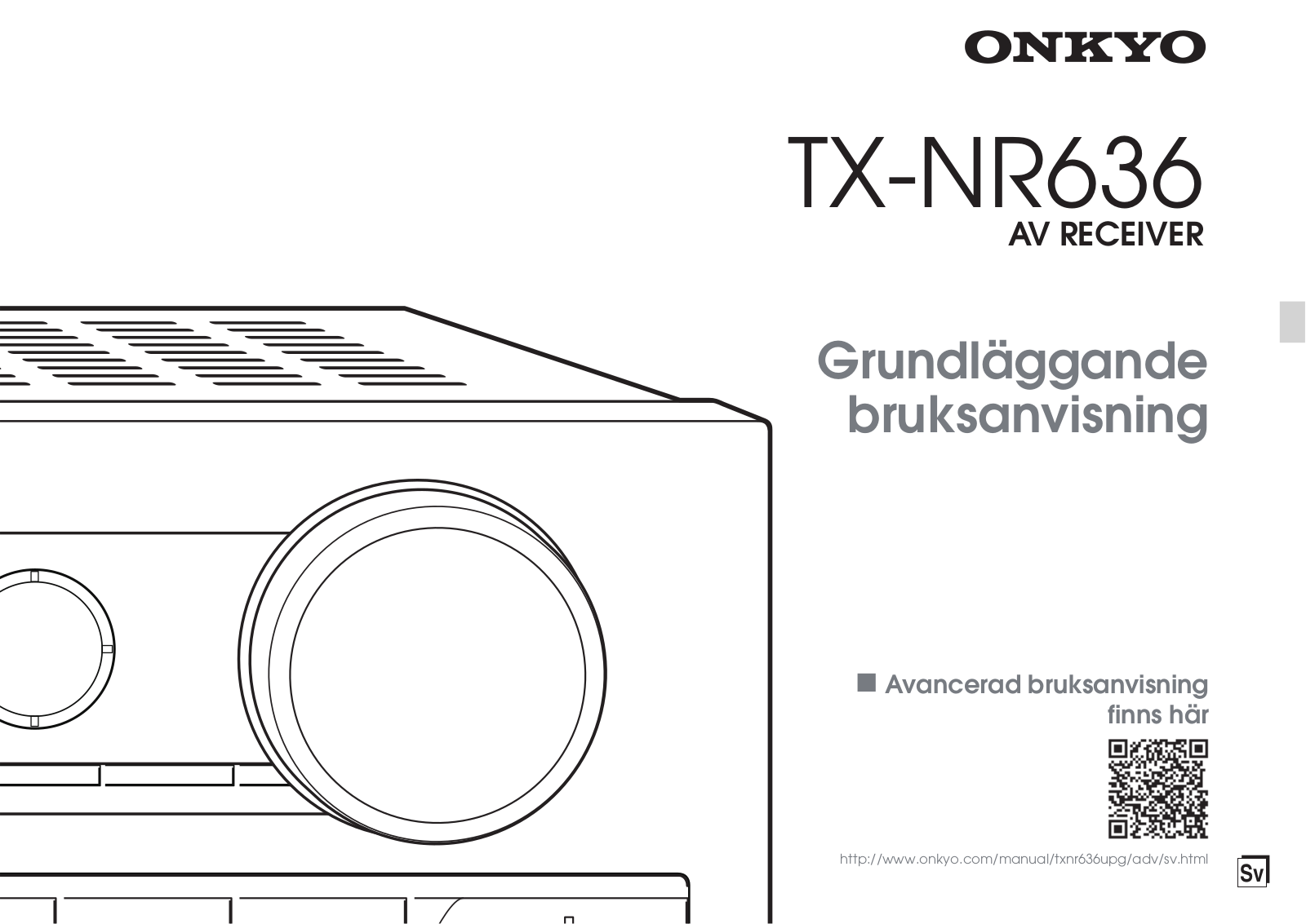 Onkyo TX-NR636 User guide