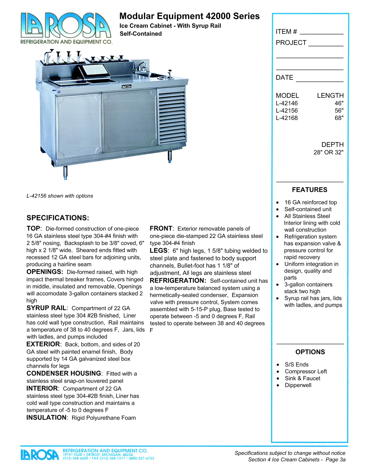 Larosa L-42146 User Manual