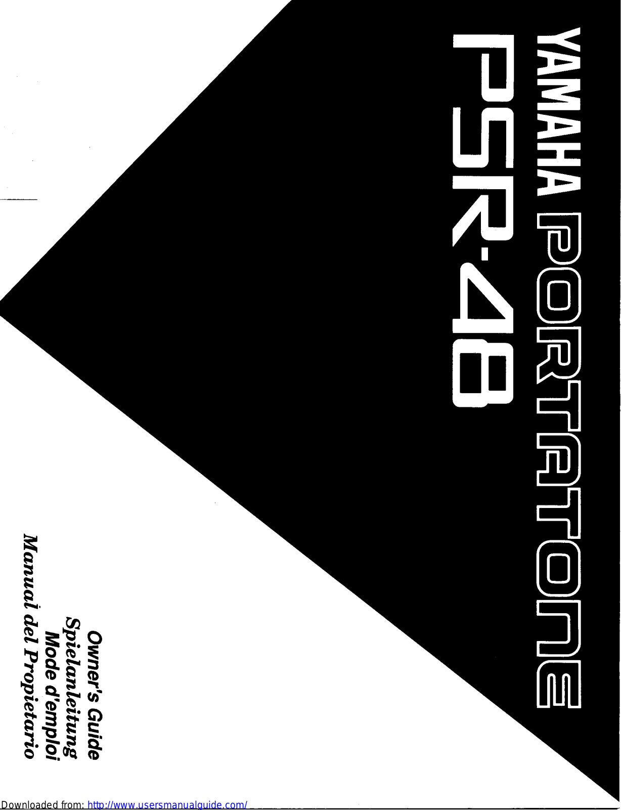 Yamaha Audio PSR-48 User Manual
