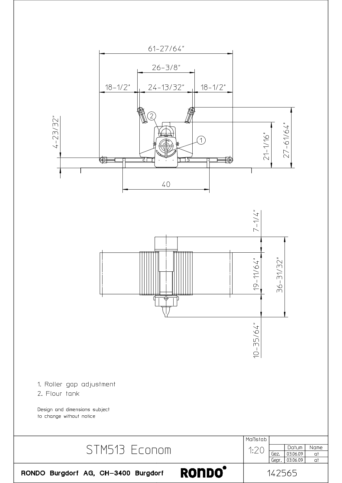 Rondo STM513 Parts Diagram