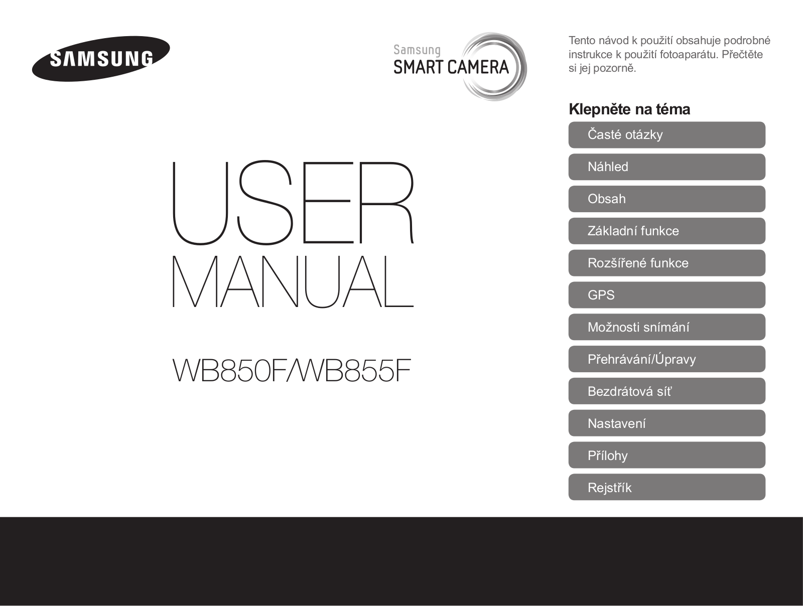 Samsung WB850F User Manual