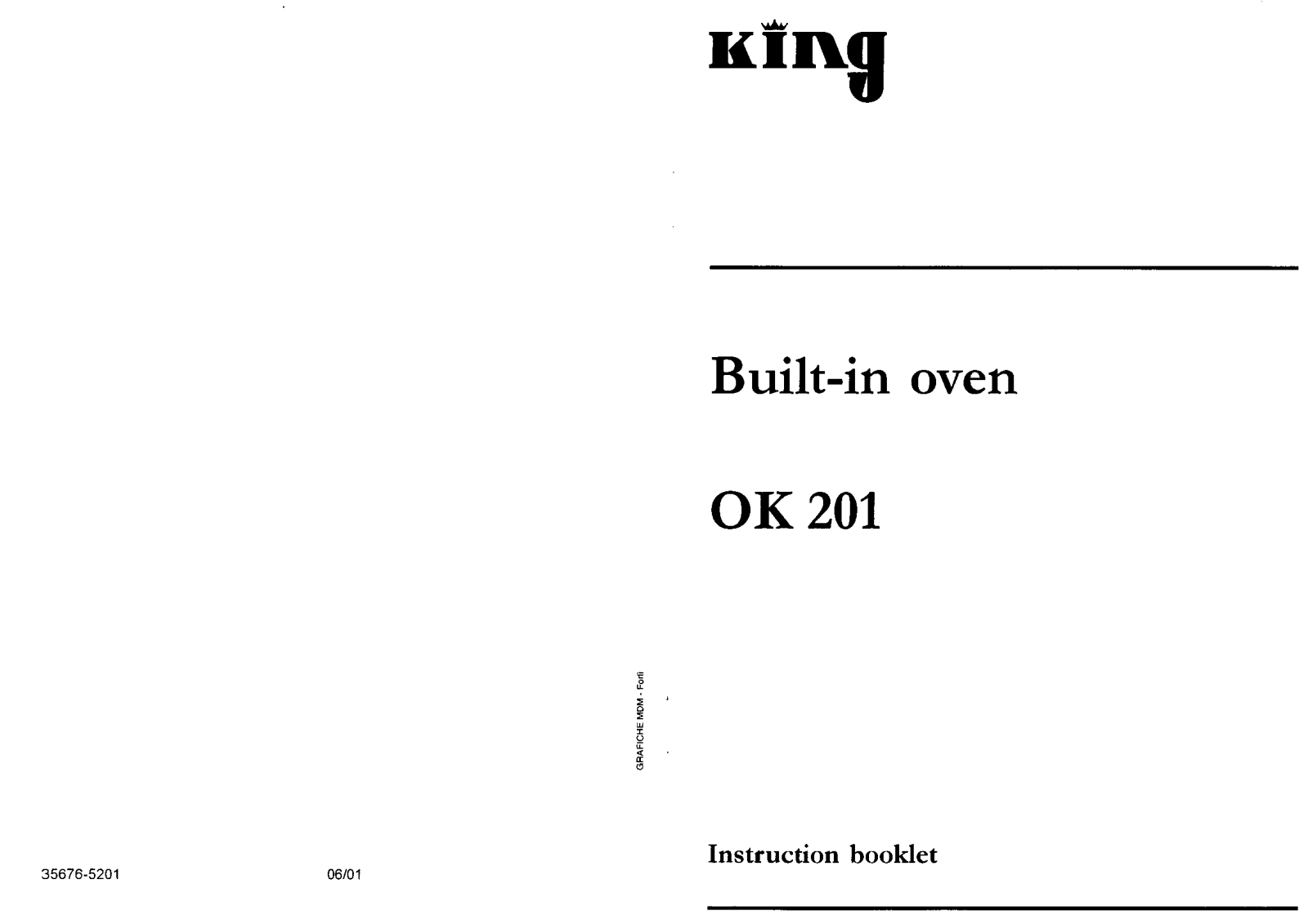 King OK201W User Manual