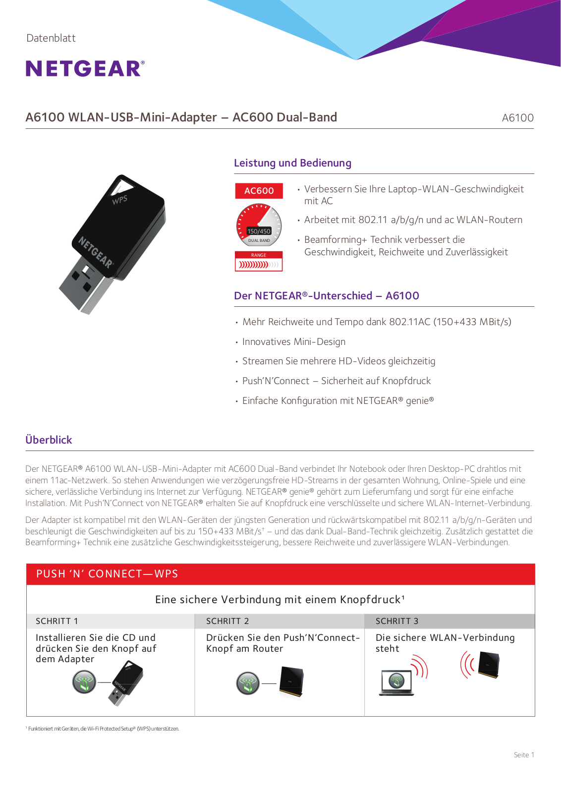 Netgear A6100 User Manual