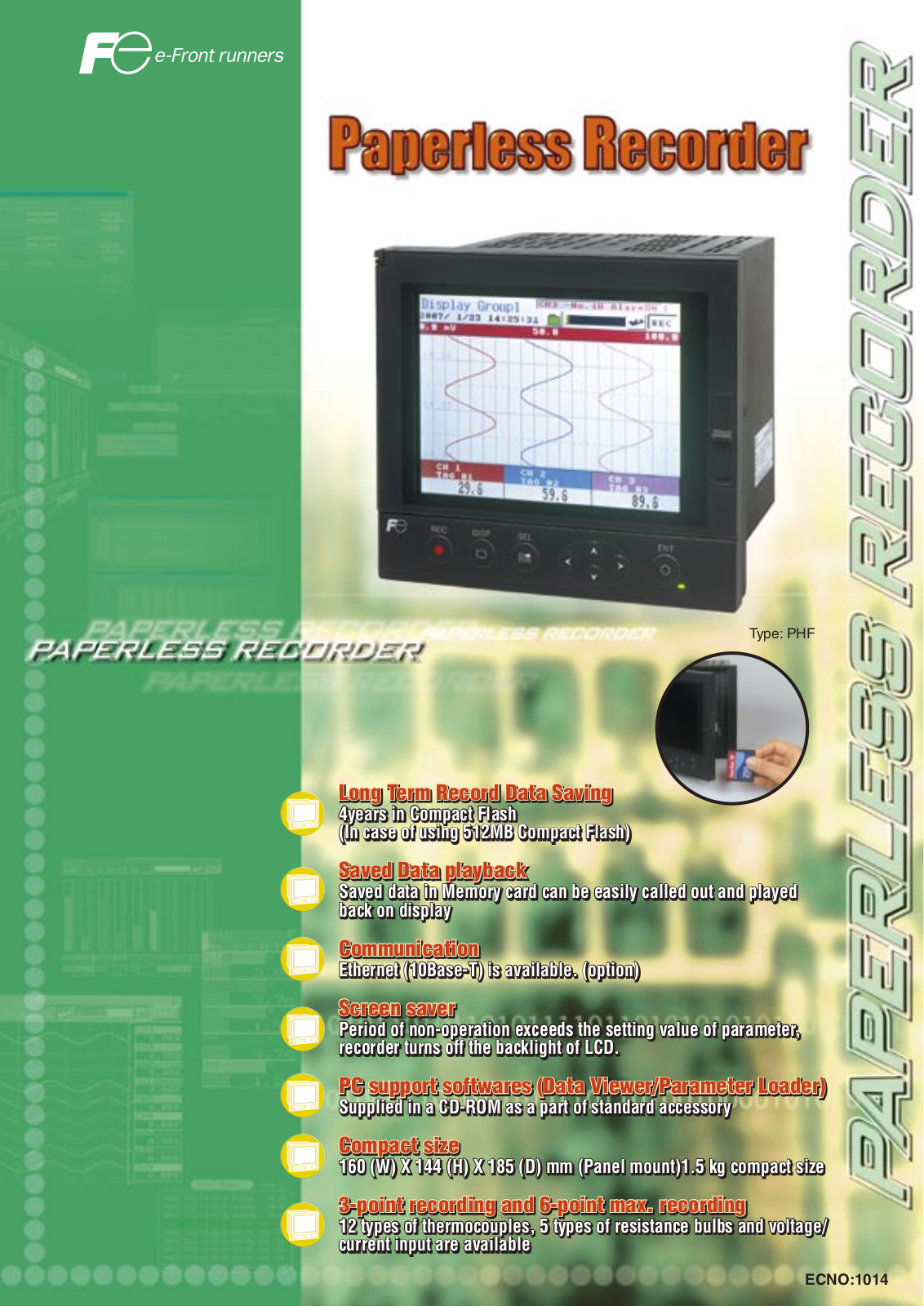 Fuji Electric PHF User Manual