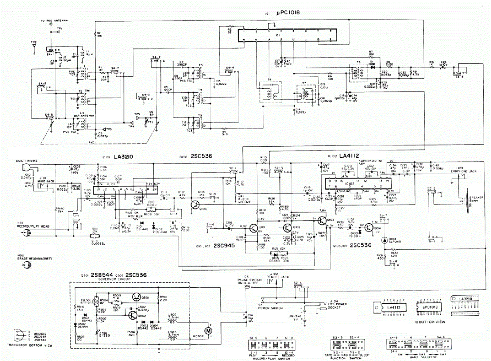 Sanyo M-1700-H Schematic