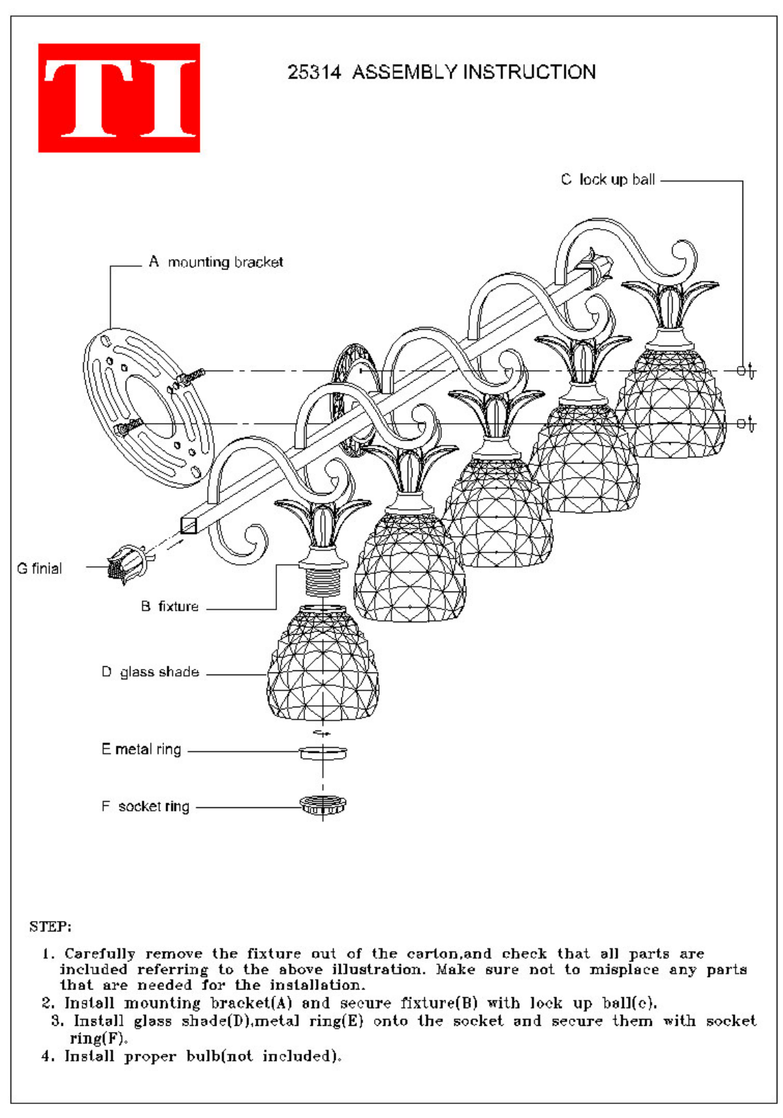 Triarch 25314 User Manual