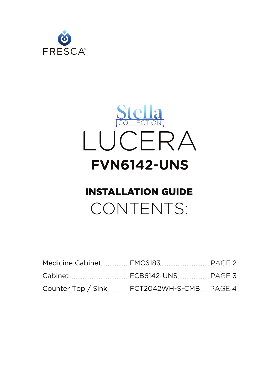Fresca FBH10875 Installation & Assembly - ManualMachine.com
