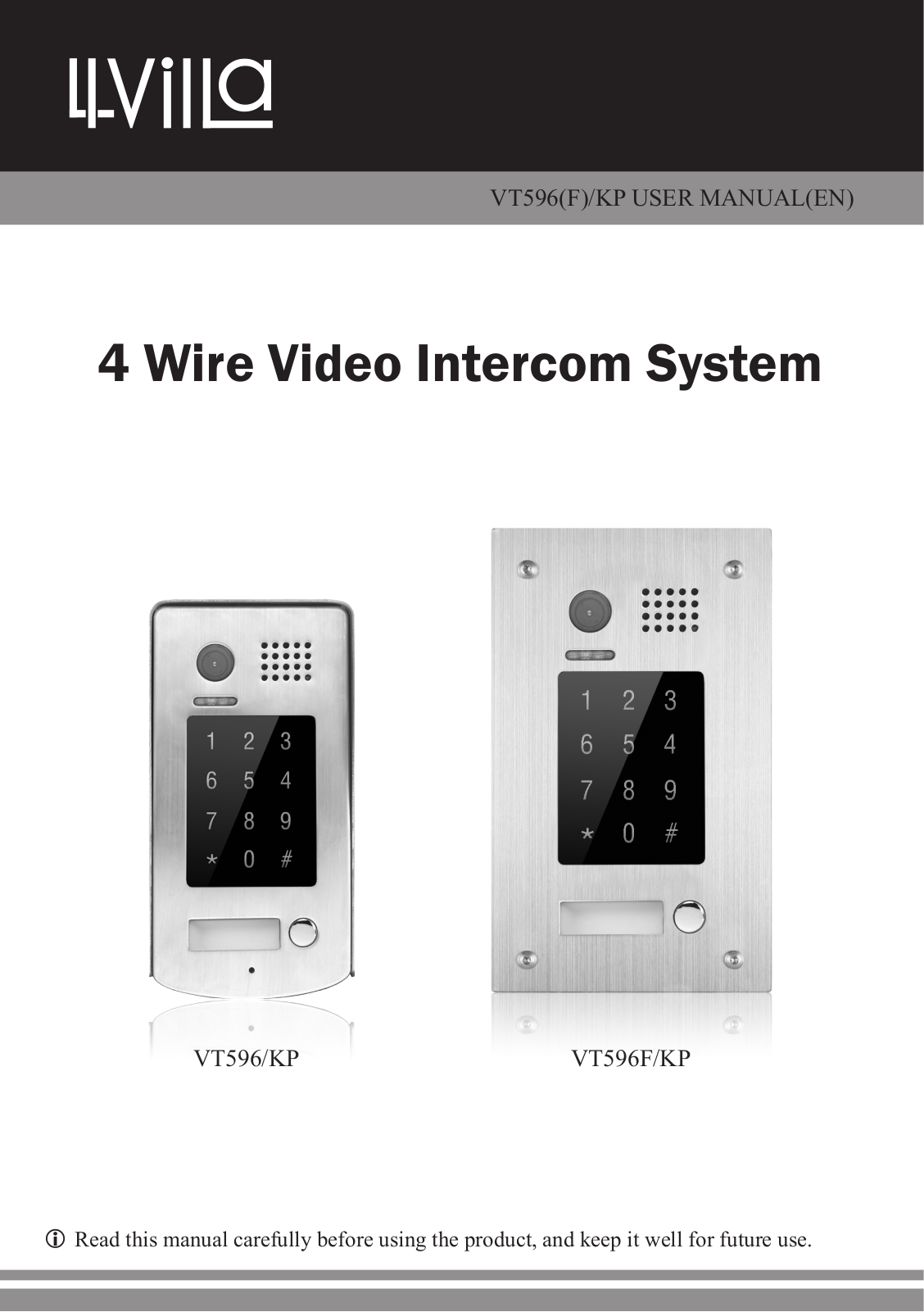 V-Tech VT596F-KP User Manual