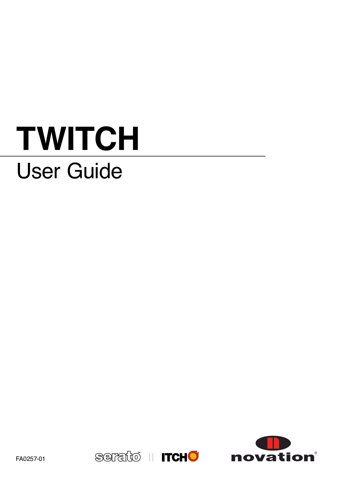 Novation Twitch User manual