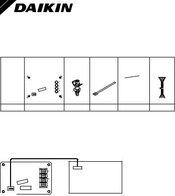 Daikin ERP01A50, ERP01A51 Installation manuals