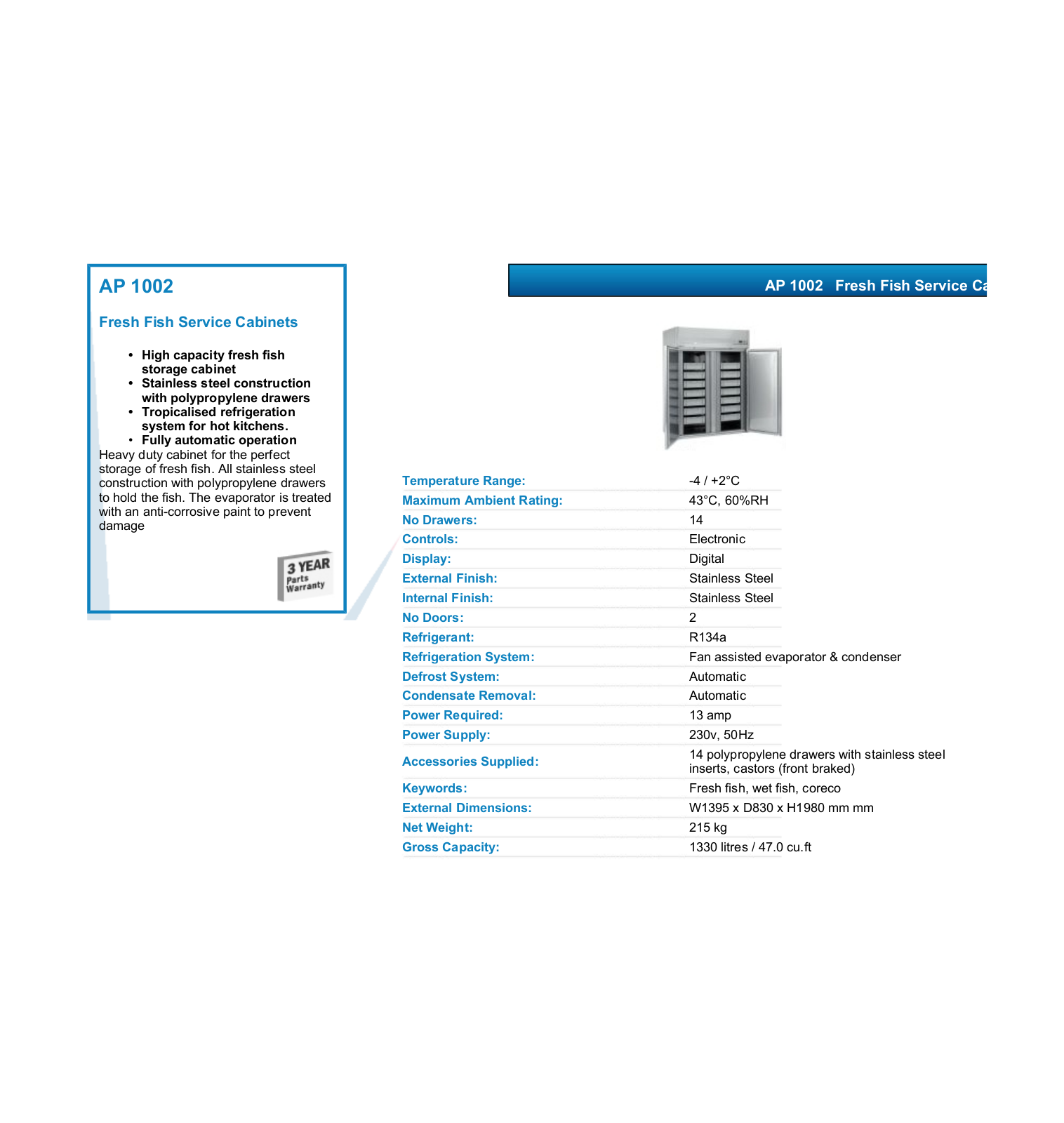 Valera AP 1002 DATASHEET