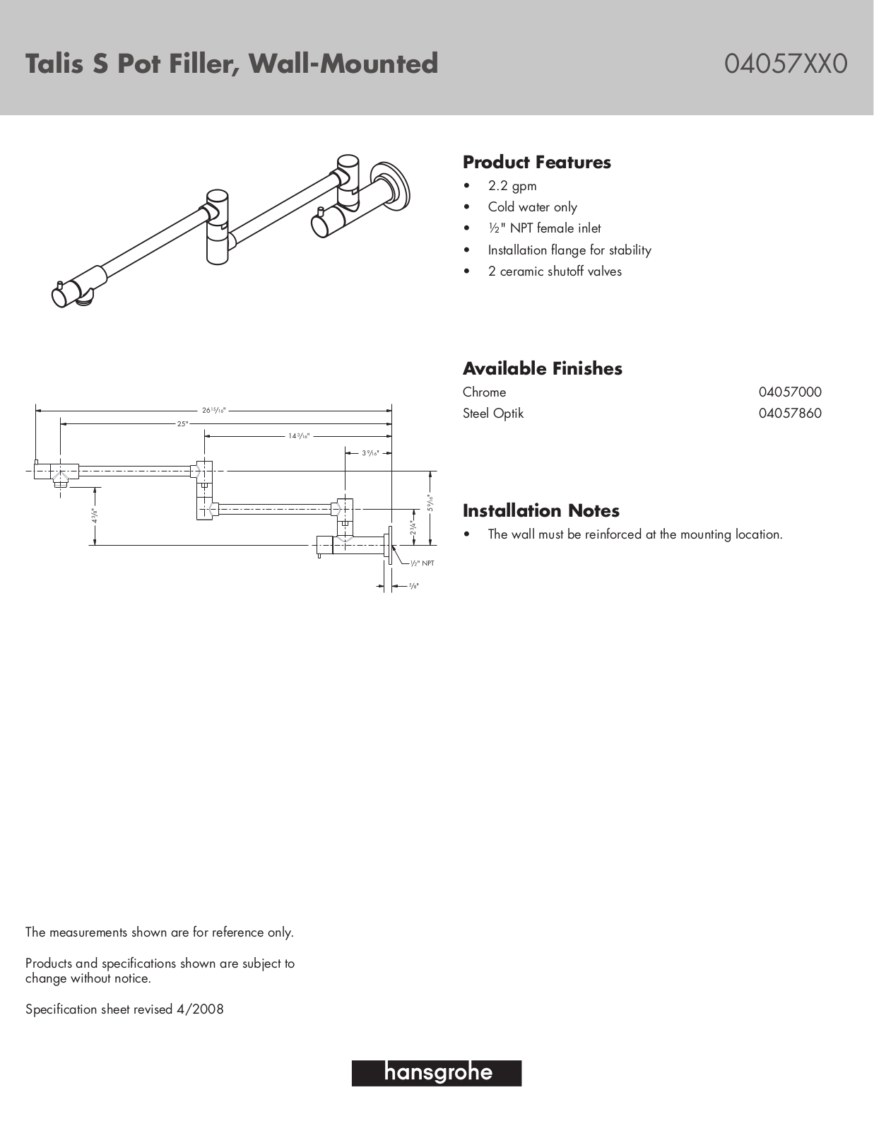 Factory Direct Hardware 04057000 User Manual