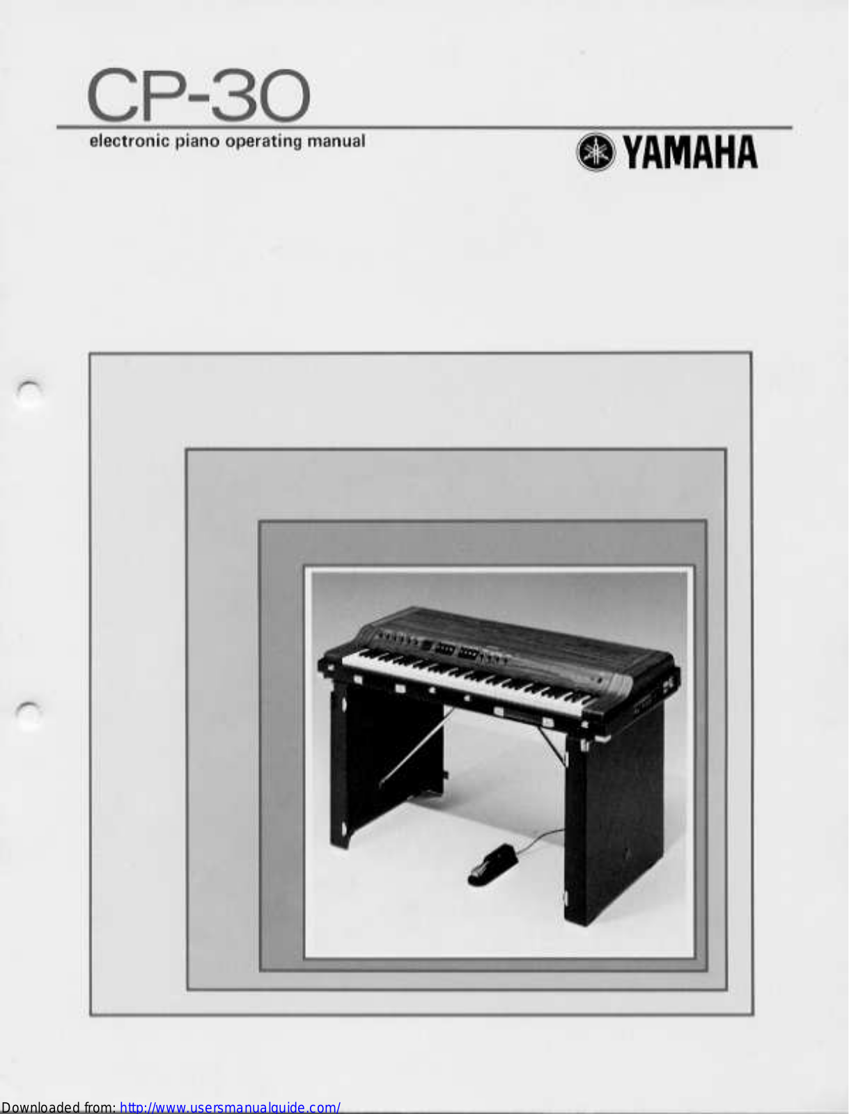 Yamaha Audio CP-30 User Manual