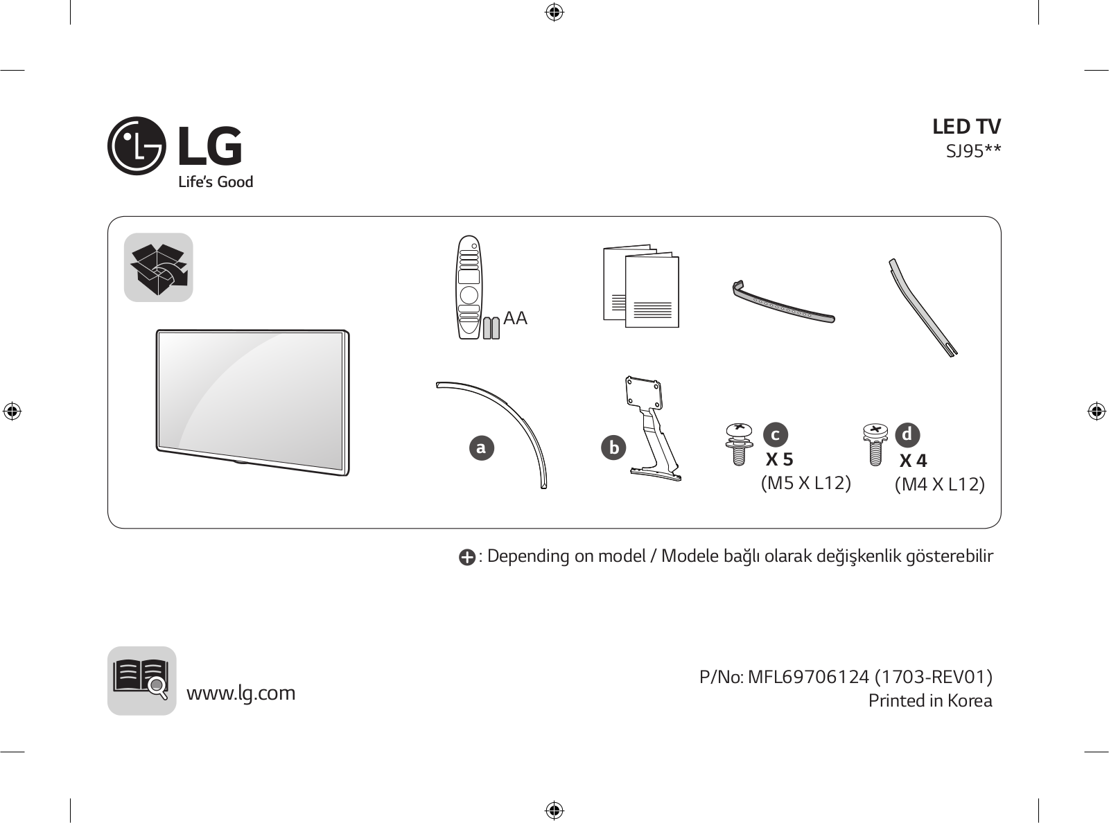 LG 65SJ950V, 55SJ950V Owner’s Manual