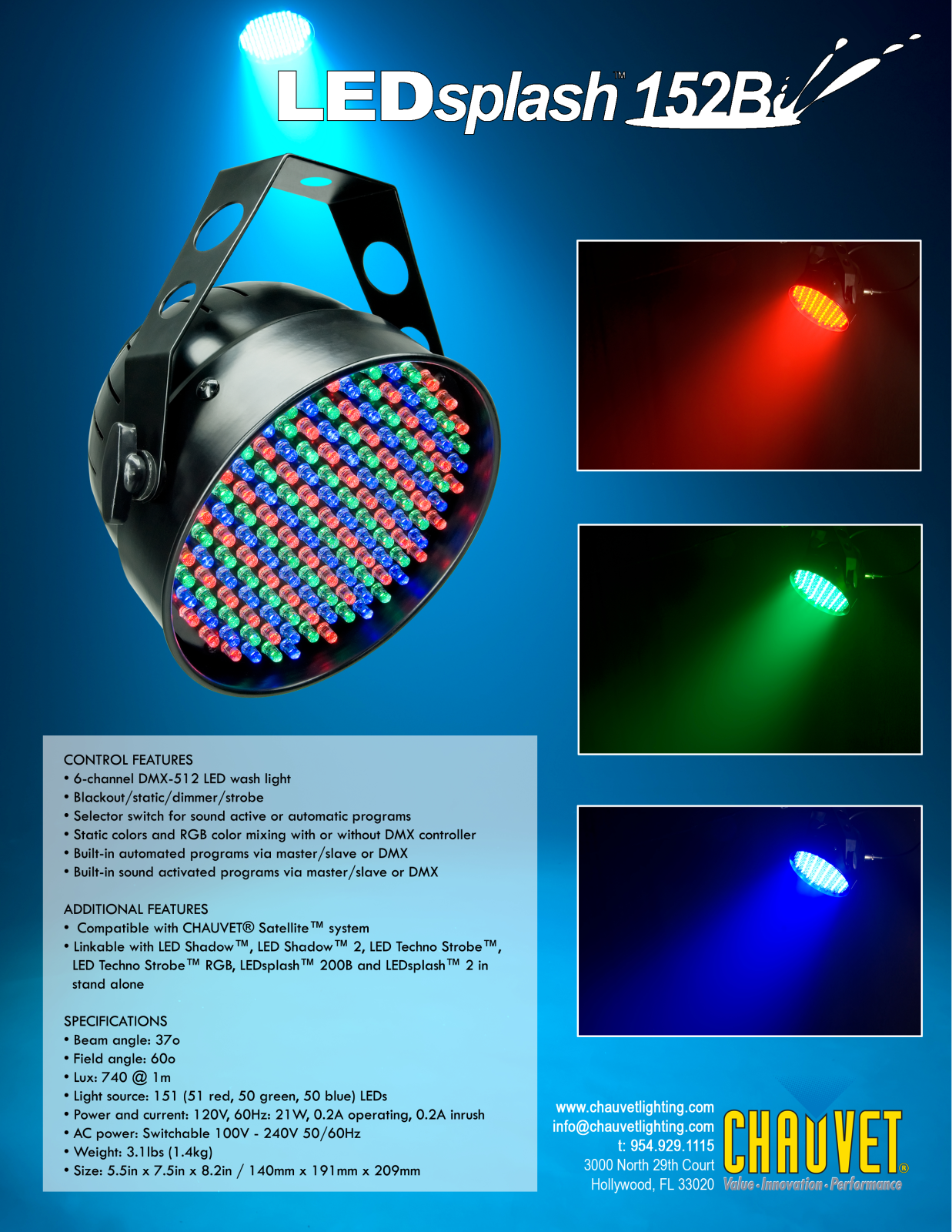 Chauvet 152B User Manual