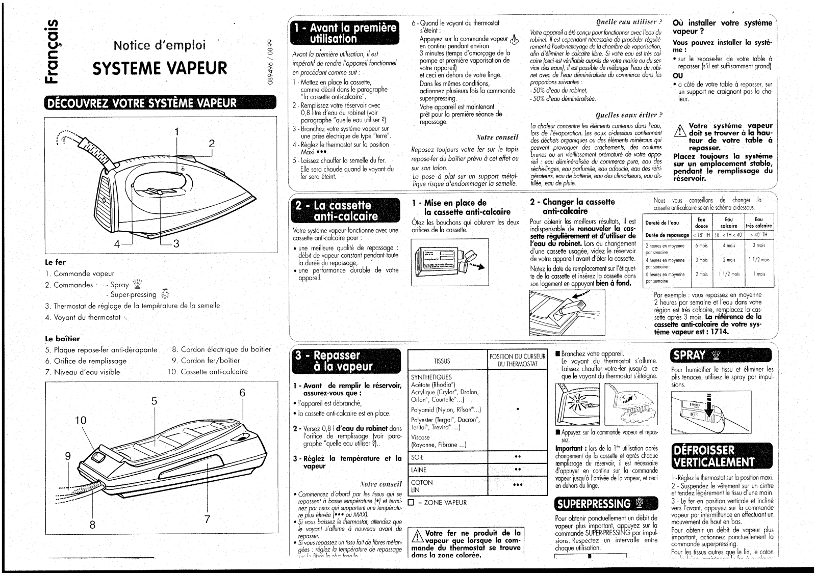 CALOR 1844-00 User Manual