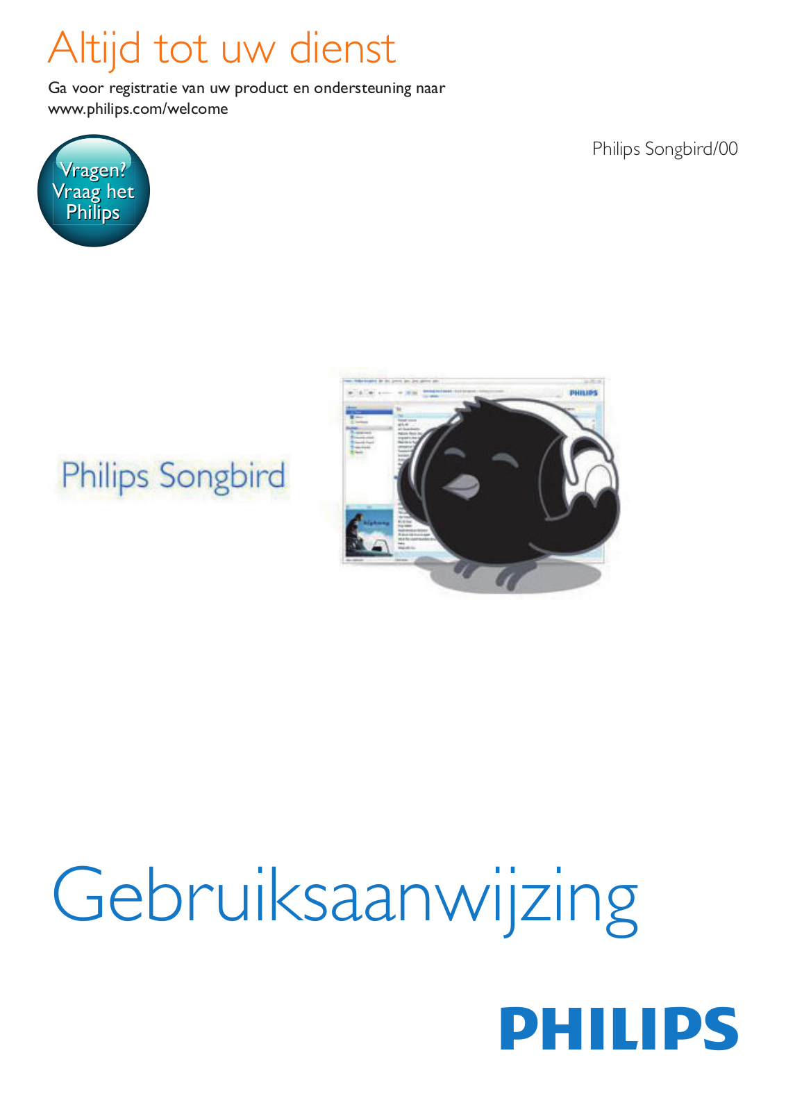 Philips SA2SONGBRD User Manual