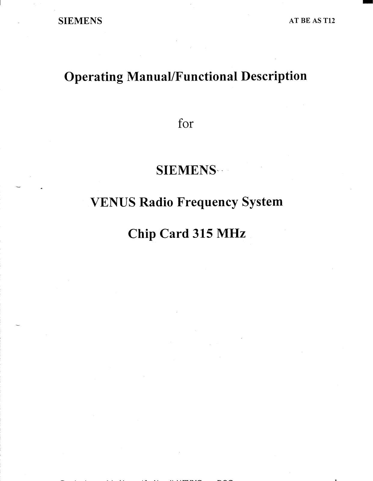 Continental Automotive 5WK48028 User Manual