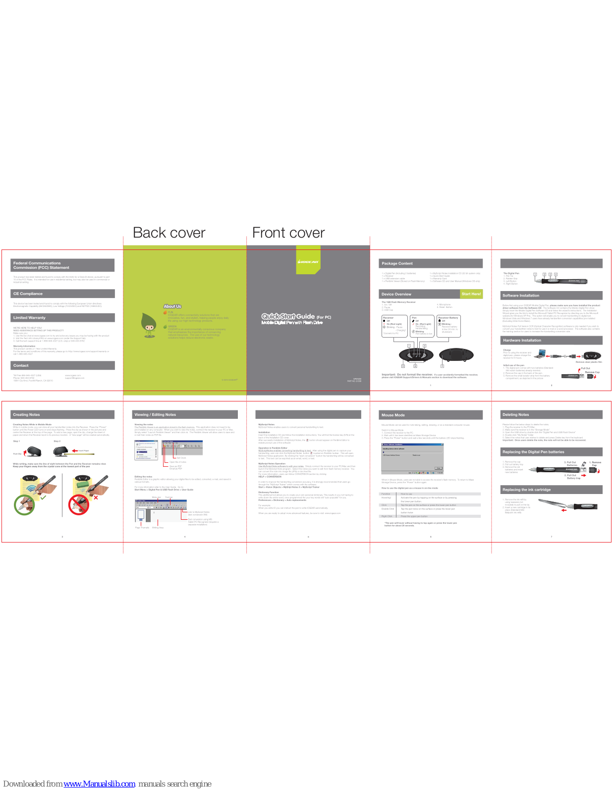 IOGear GPEN300 - QUICK START GUIDE FOR PC Quick Start Manual